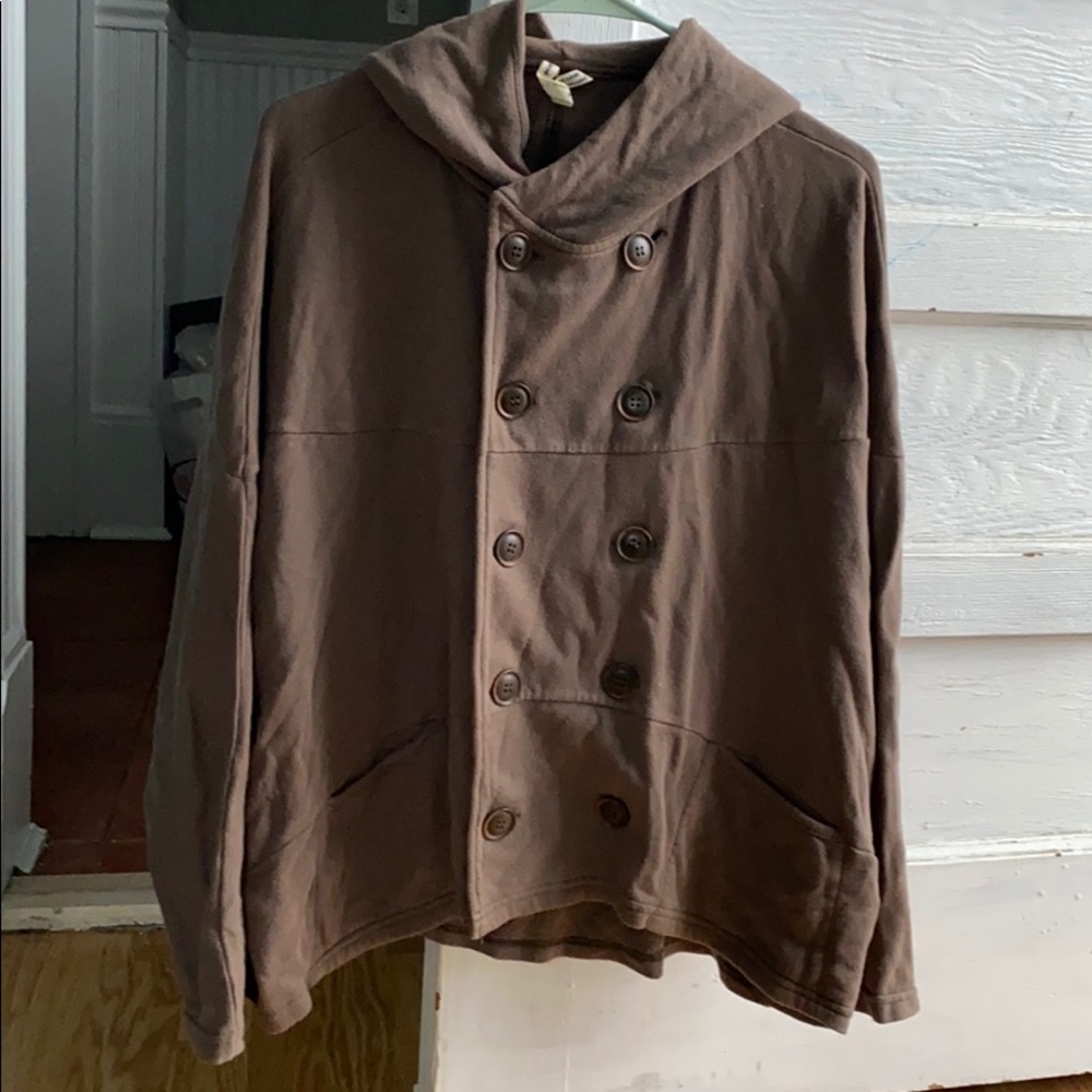 Free People double breasted button jacket